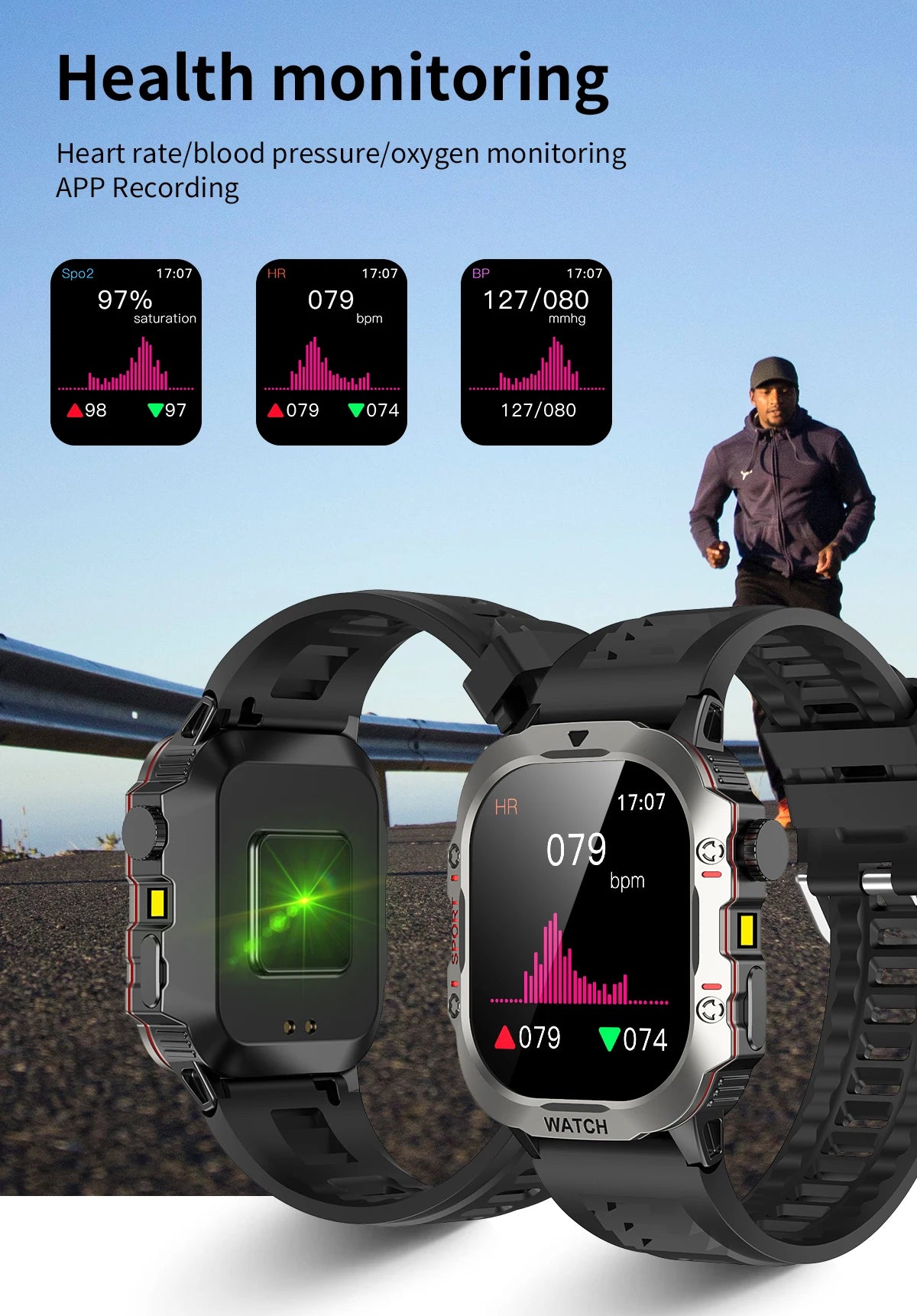 2024 New LED Men's Smart Watch