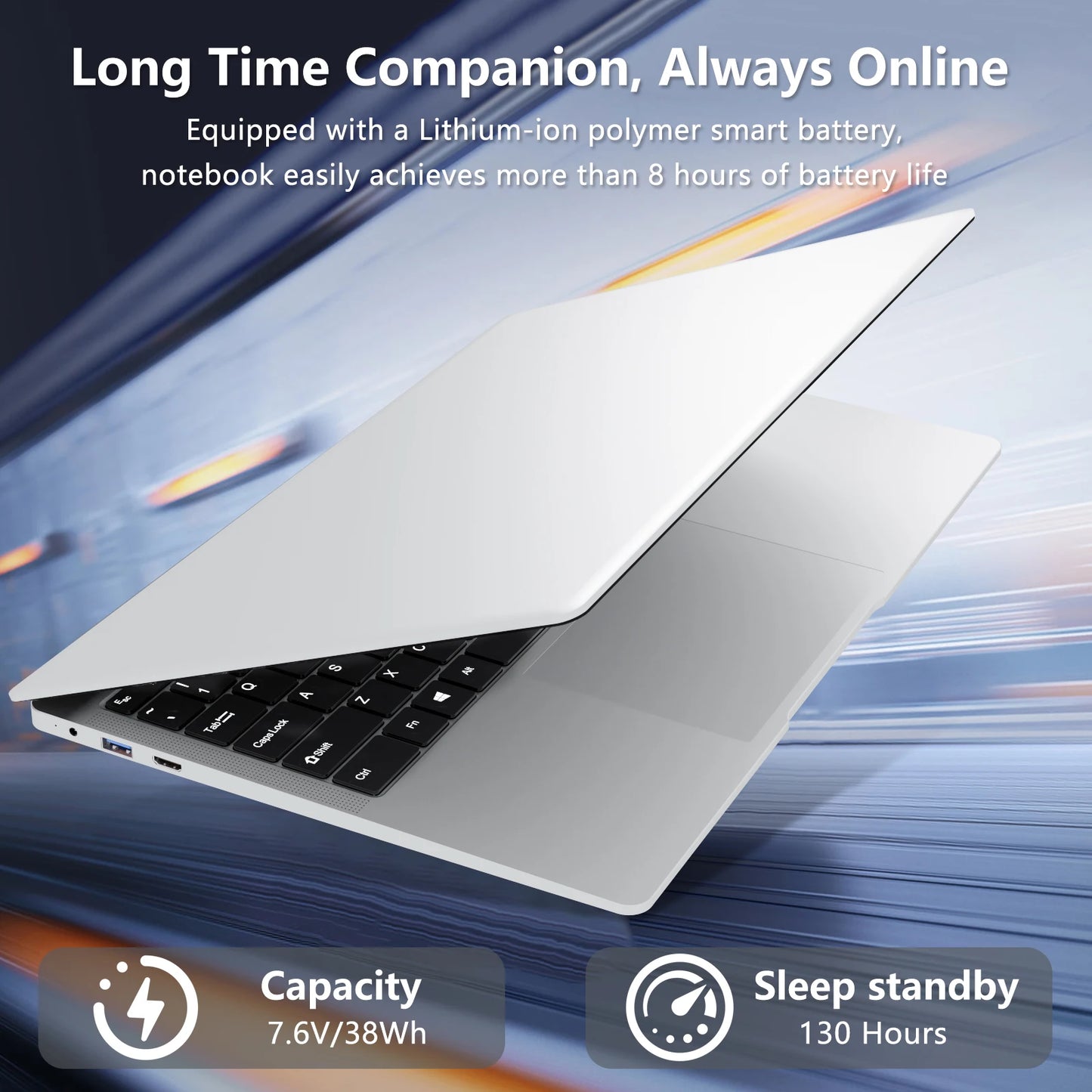 Laptops 15.6 Inch 8GB RAM 256 GB SSD 1920*1080P Screen Learning Portable Notebook Computer with Office 365 Camera for Student
