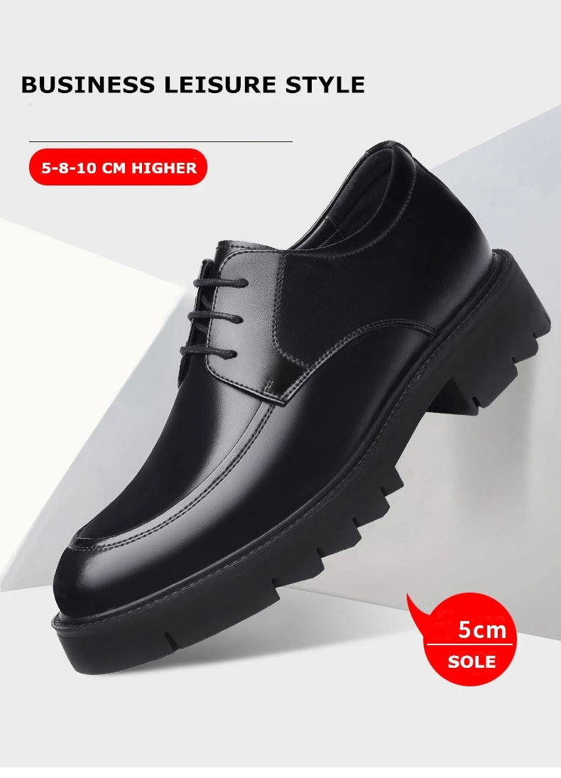 8-10cm Height Increasing Shoes for Men
