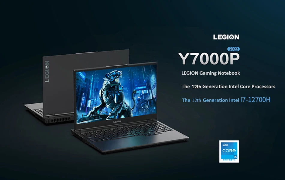 Lenovo Legion Y7000p Gaming Laptop 12th Gen Intel Core I7-12700 RTX3050 4G 165Hz 15.6 Inch Notebook Windows 11