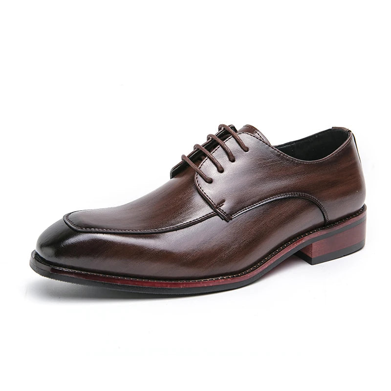 Hot Fashion British Style Business Leather