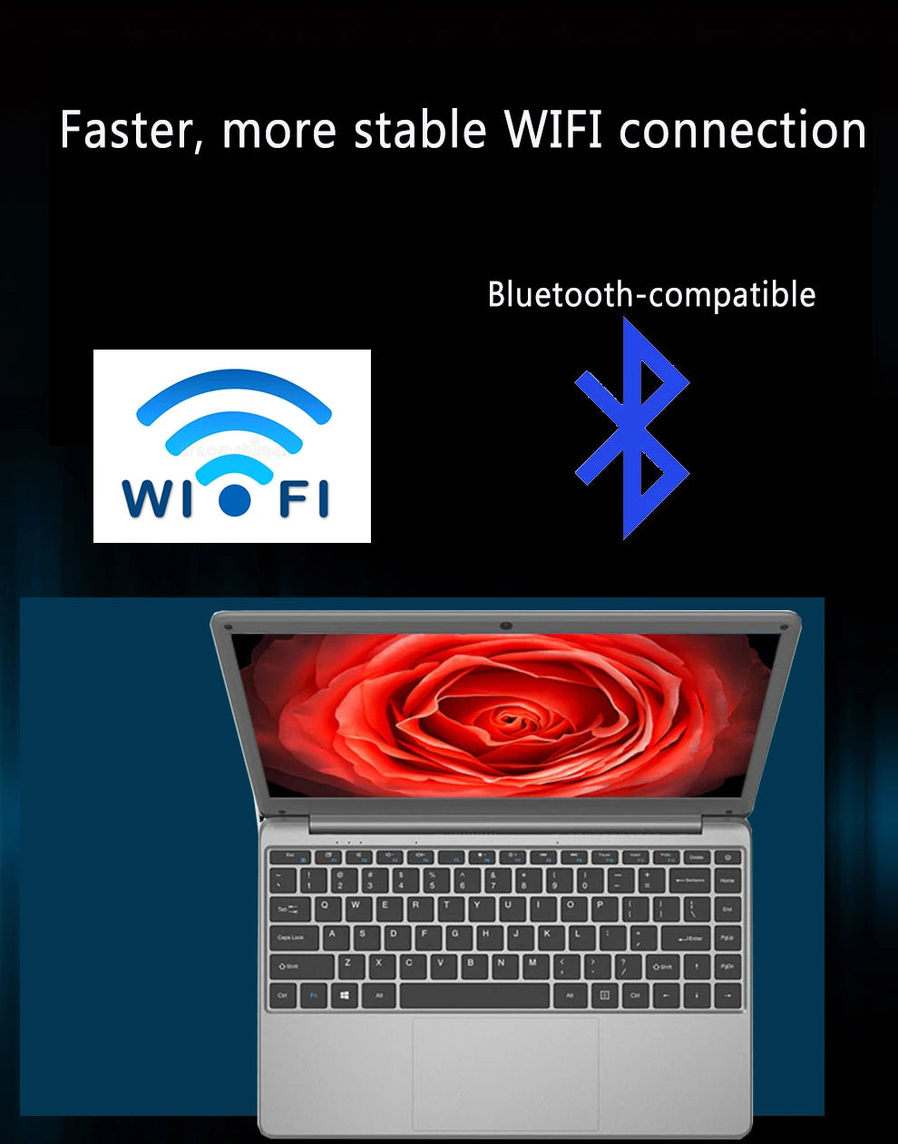 New 14 inch Slim Cheap Notebook Laptop 12GB RAM 1TB/512GB/256GB SSD Windows 10 Quad Core School Netbook Laptops
