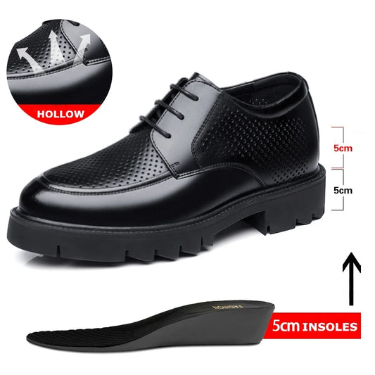 8-10cm Height Increasing Shoes for Men