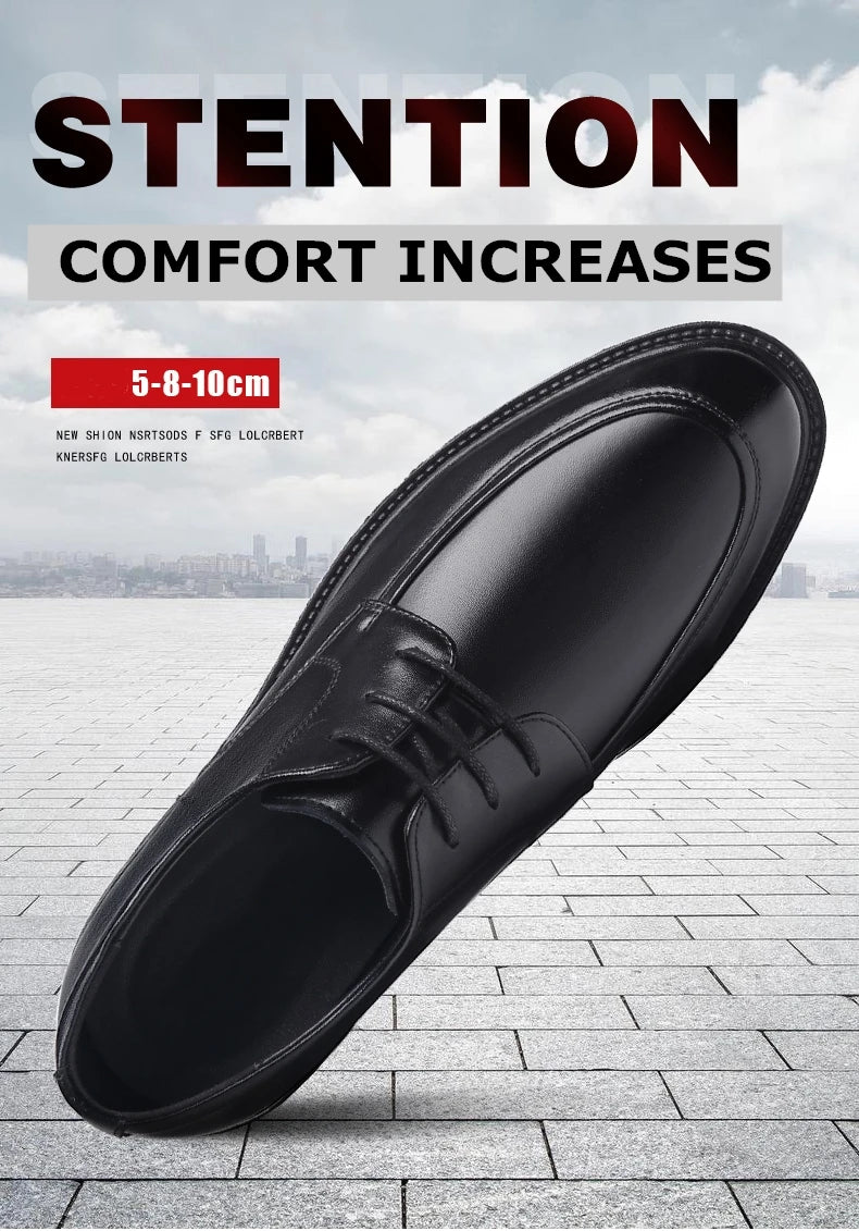 8-10cm Height Increasing Shoes for Men