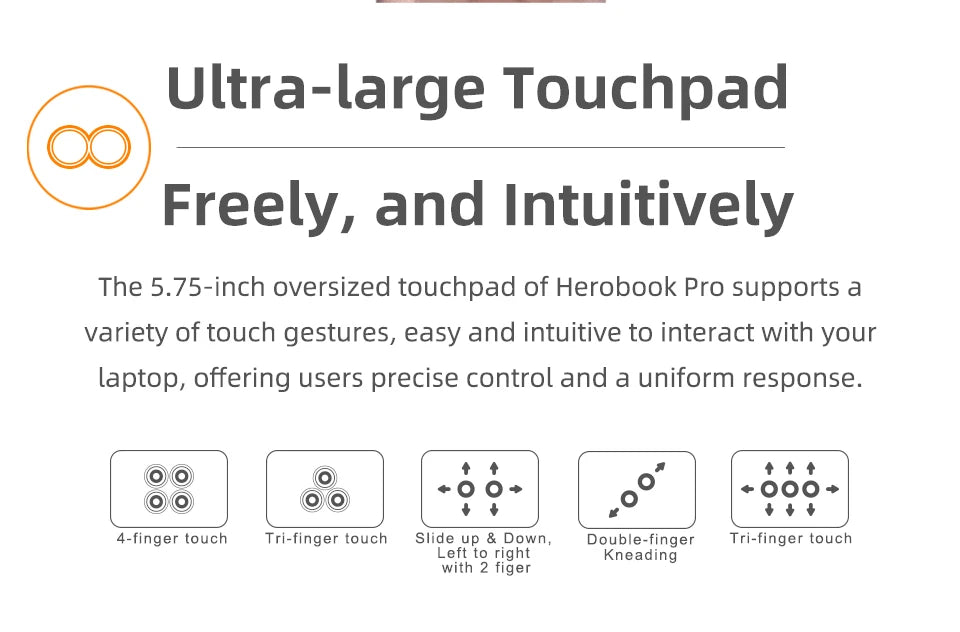 CHUWI Herobook Pro / Herobook Plus Laptop Windows 11 Laptop 14.1inch / 15.6inch FHD Intel N4020 LPDDR4 8GB 256GB SSD Computer PC