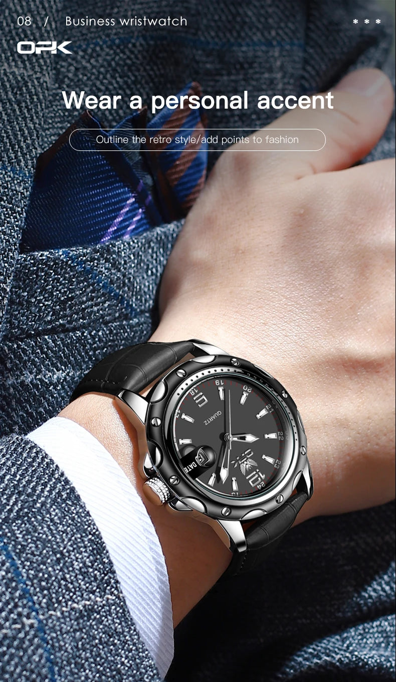 OPK  6026 men's quartz watch
